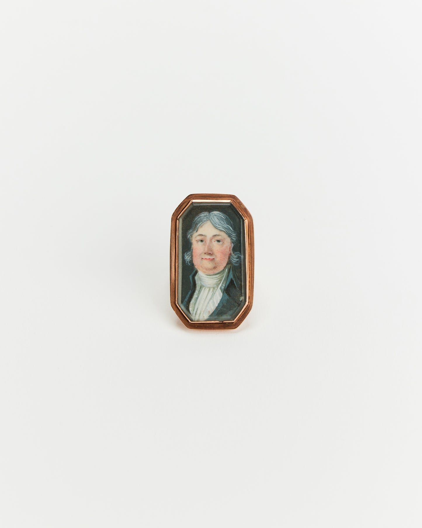 Georgian Miniature Portrait Ring