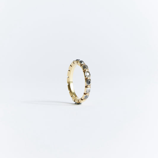 Gold and Diamond Eternity Band